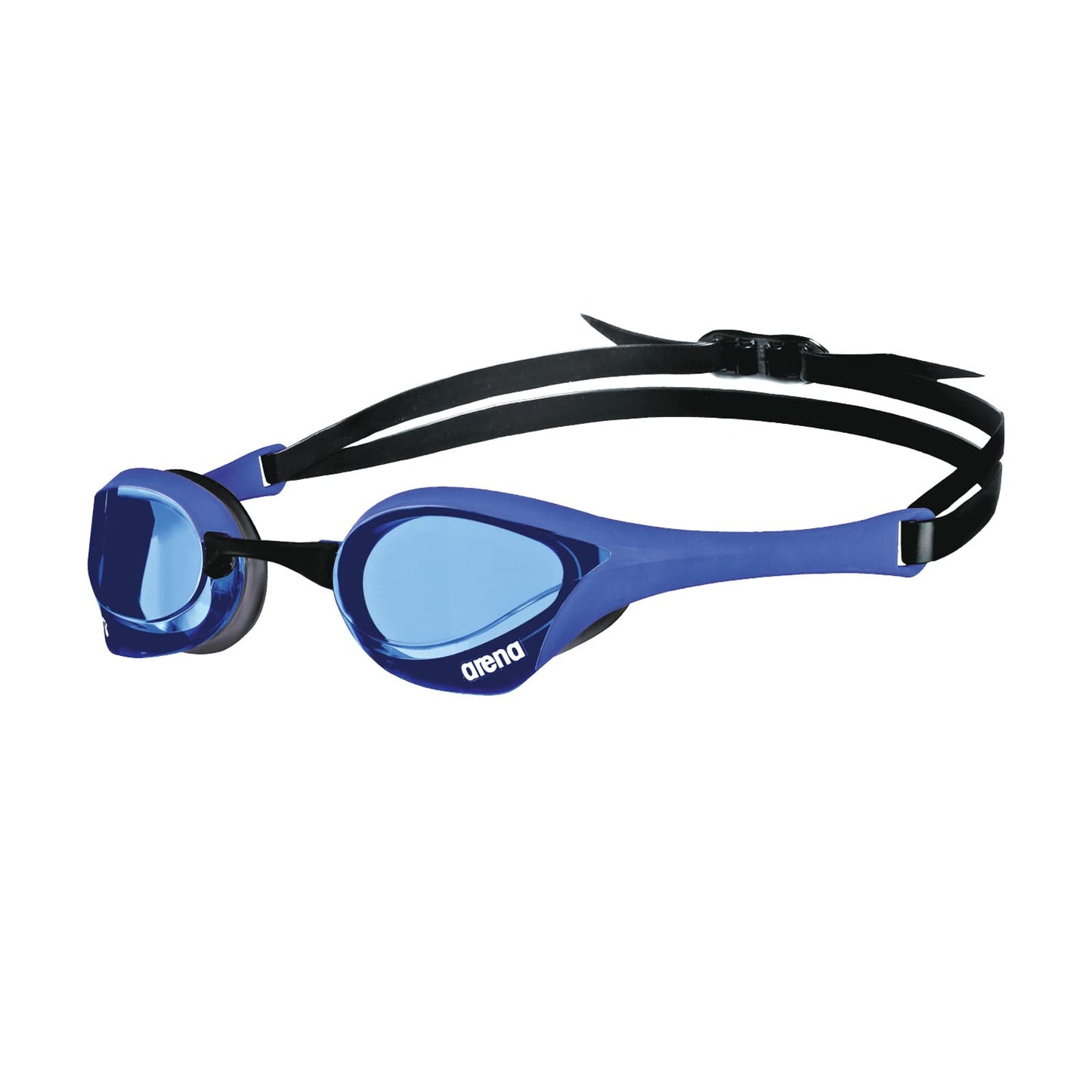 arena Cobra Ultra Swipe Unisex Adult Racing Swimming Goggles, Swimming Pool Goggles with Curved Lenses, Anti-Fog, UV Protection, 5 Interchangeable