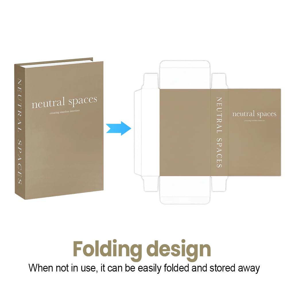 DONGKER Decorative Book,2pcs Home Decor Fake Books for Decorating Bookshelf, Coffee Table, Shelves Living Rooms