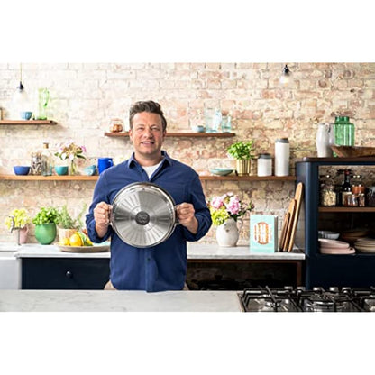 Tefal Jamie Oliver Cooks Classic Stainless Steel 30cm Shallow Pan