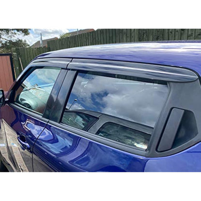 AUTO CLOVER Wind Deflectors Set for Nissan Juke 2010-2019 (4 pieces)