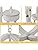 LynPon 4 Lights White Wood Chandelier Farmhouse Rustic French Hanging Lampe Antique Classic for Dining Room Entryway Bedroom Living Room Kitchen