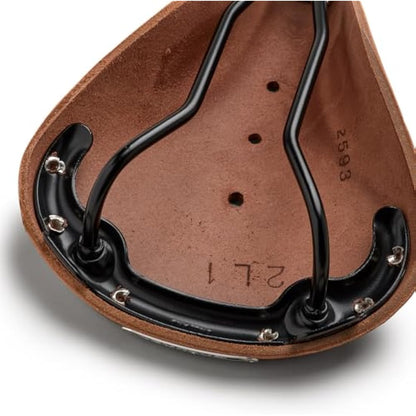 Brooks England B17 Bike Saddle - Handmade Leather Bike Seat (Steel, Titanium, Copper)