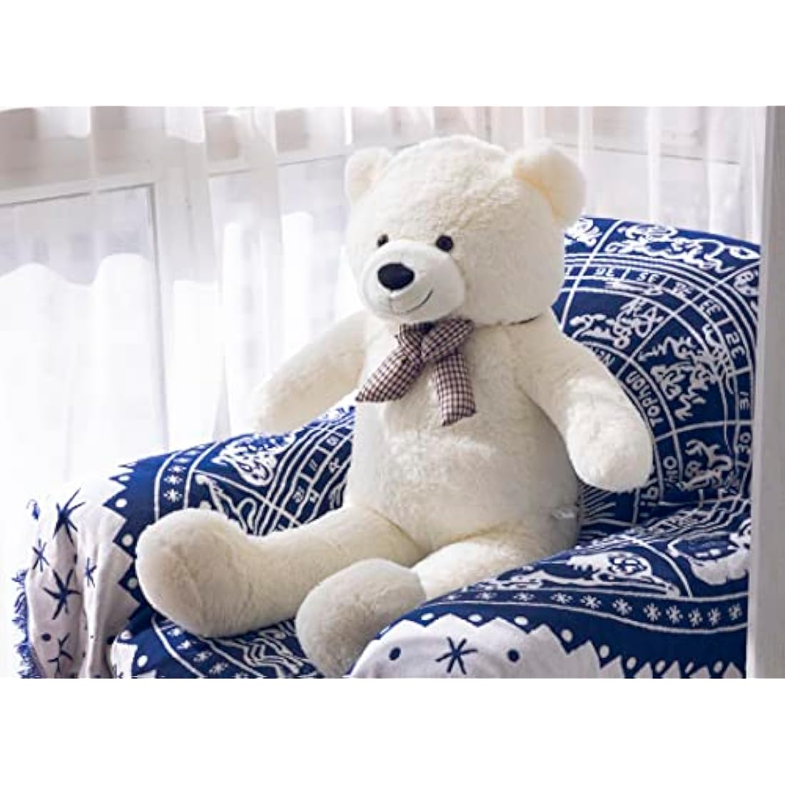 YunNasi Giant Teddy Bear 120cm XXL large Stuffed Animals Plush Toy Gift for Children,Girlfriend,Birthday,Party
