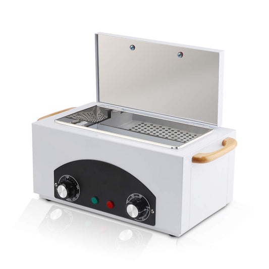 High Temperature Metal Tool Cleaning Box Dry Heat Sterilizer with Timer Manicure Pedicure SPA Salon Barber Equipment for Dentist Clinic Lab Sundry