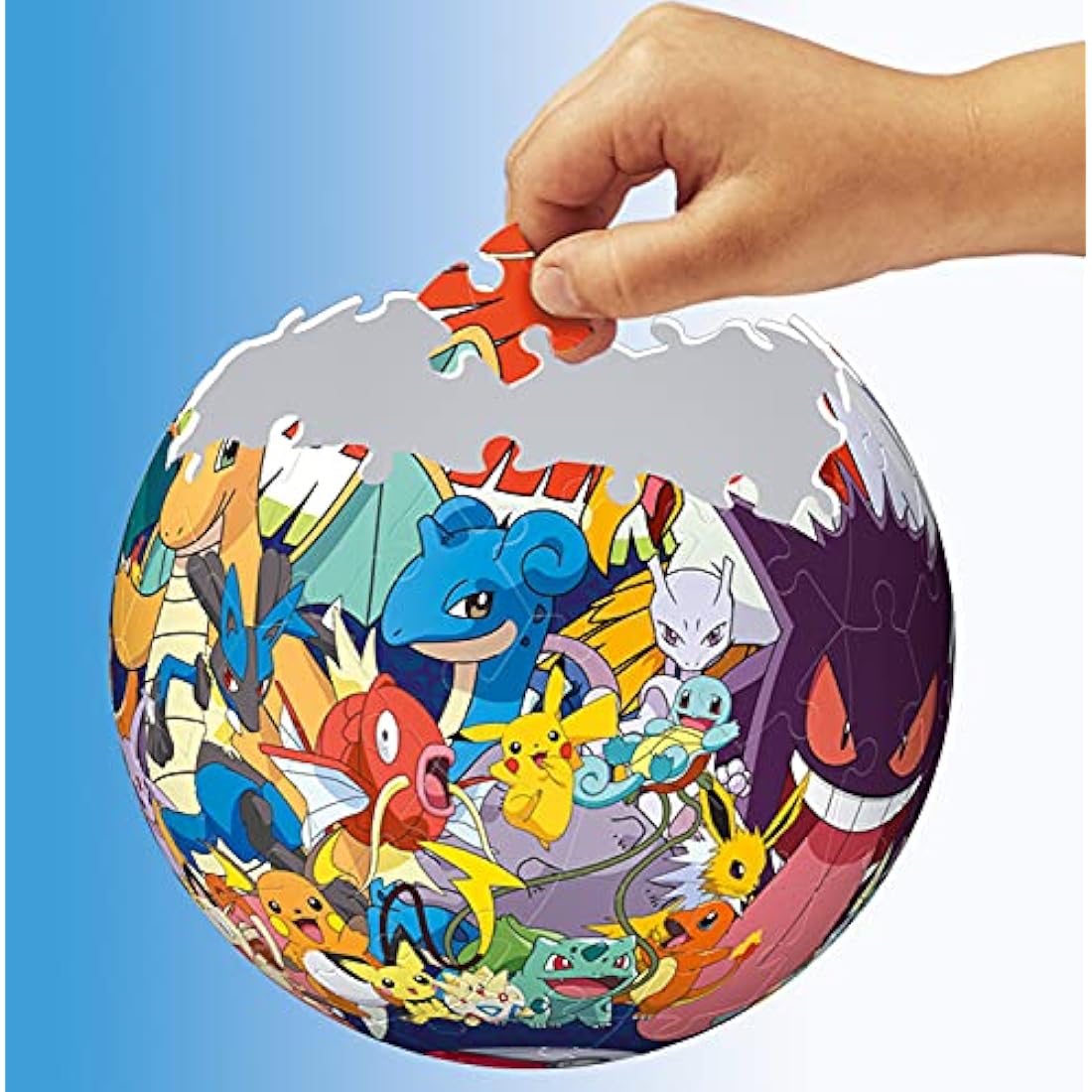 Ravensburger Pokemon 3D Jigsaw Puzzle Ball for Kids Age 6 Years Up - 72 Pieces - No Glue Required for Boys and Girls