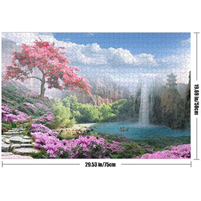Tektalk 1000 Piece Puzzles for Adults Jigsaw Puzzles for Adults (Otherworldly Land of Peace)