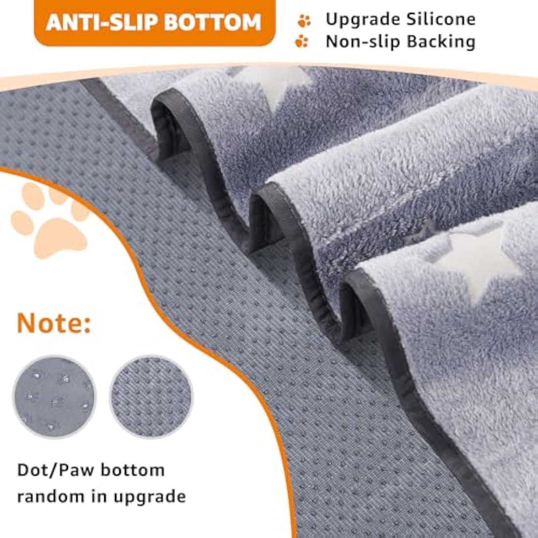 Washable Puppy Pads, 2 Packs Fast Absorption Reusable Puppy Pads, Dog Pee Pad, Waterproof Whelping Pads, Non-Slip Training Pads Pet Playpen Puppy Mat for Floor, Dog Crate -122x122cm