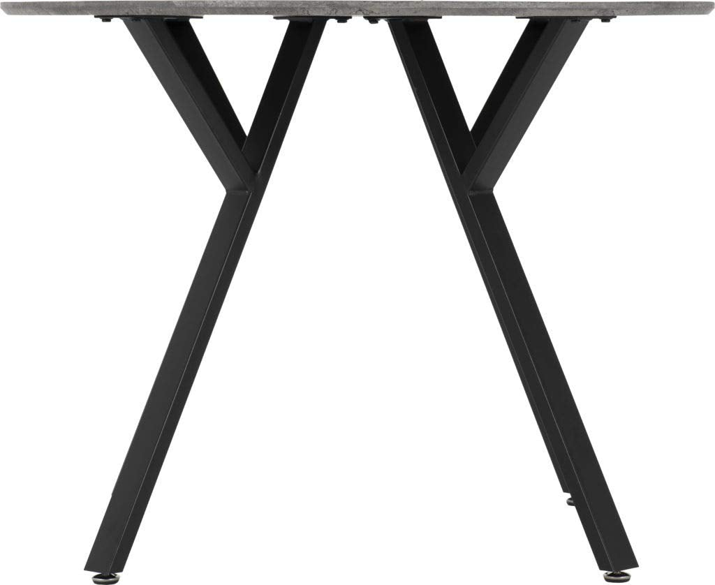 Seconique Athens Round Dining Table in Concrete Effect