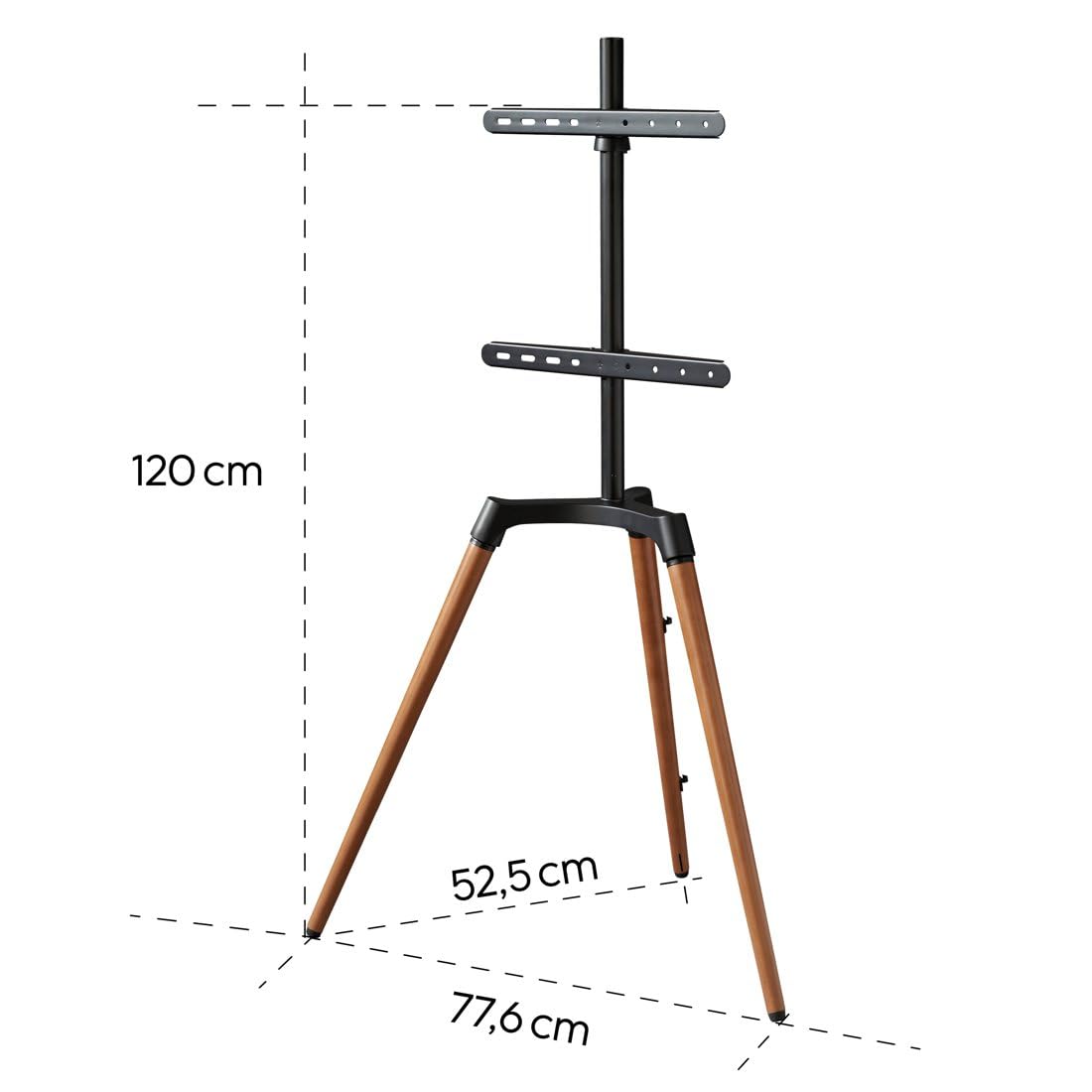 Free-standing TV Stand, Swivel, Height-adjustable, 165 cm (65") up to 35 kg