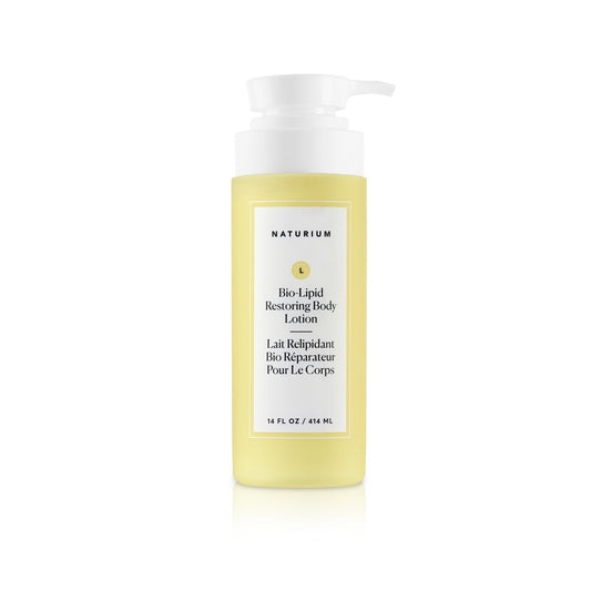 Naturium Bio-Lipid Restoring Moisturising Body Lotion with Shea Butter, Fragrance Free | 14 FL OZ /414 ML