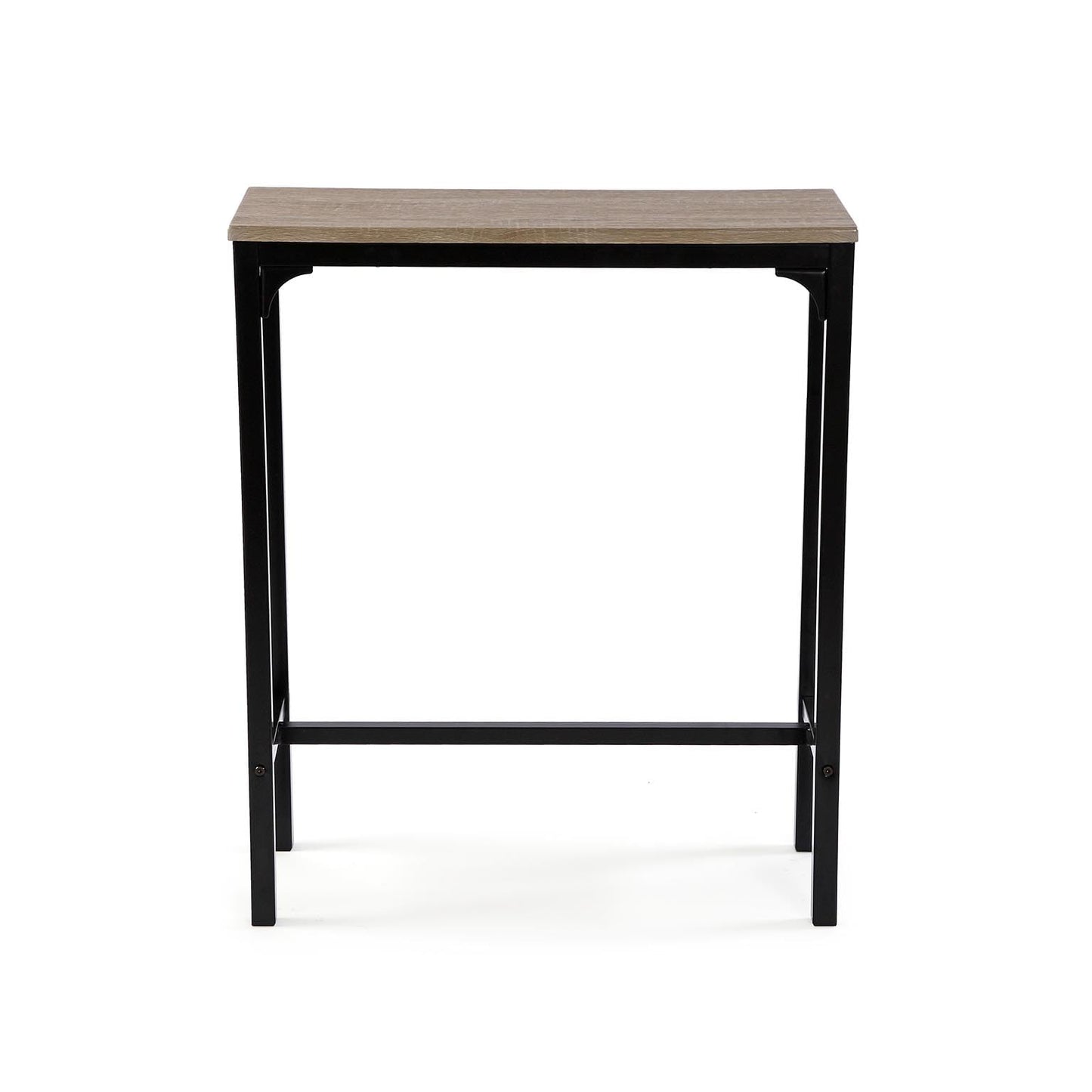 Versa Doncaster Console Table, Narrow table, 80x25x95cm, Brown and Black