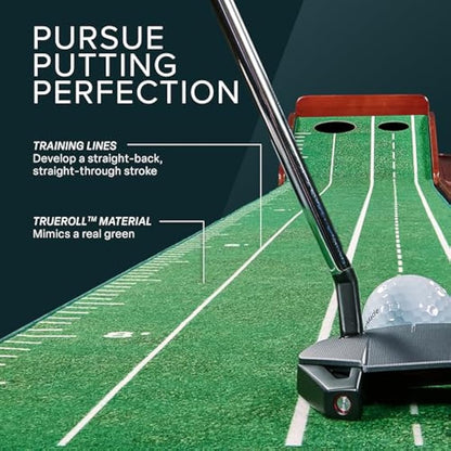 PERFECT PRACTICE Perfect Putting Mat - Official Putting Mat of Dustin Johnson