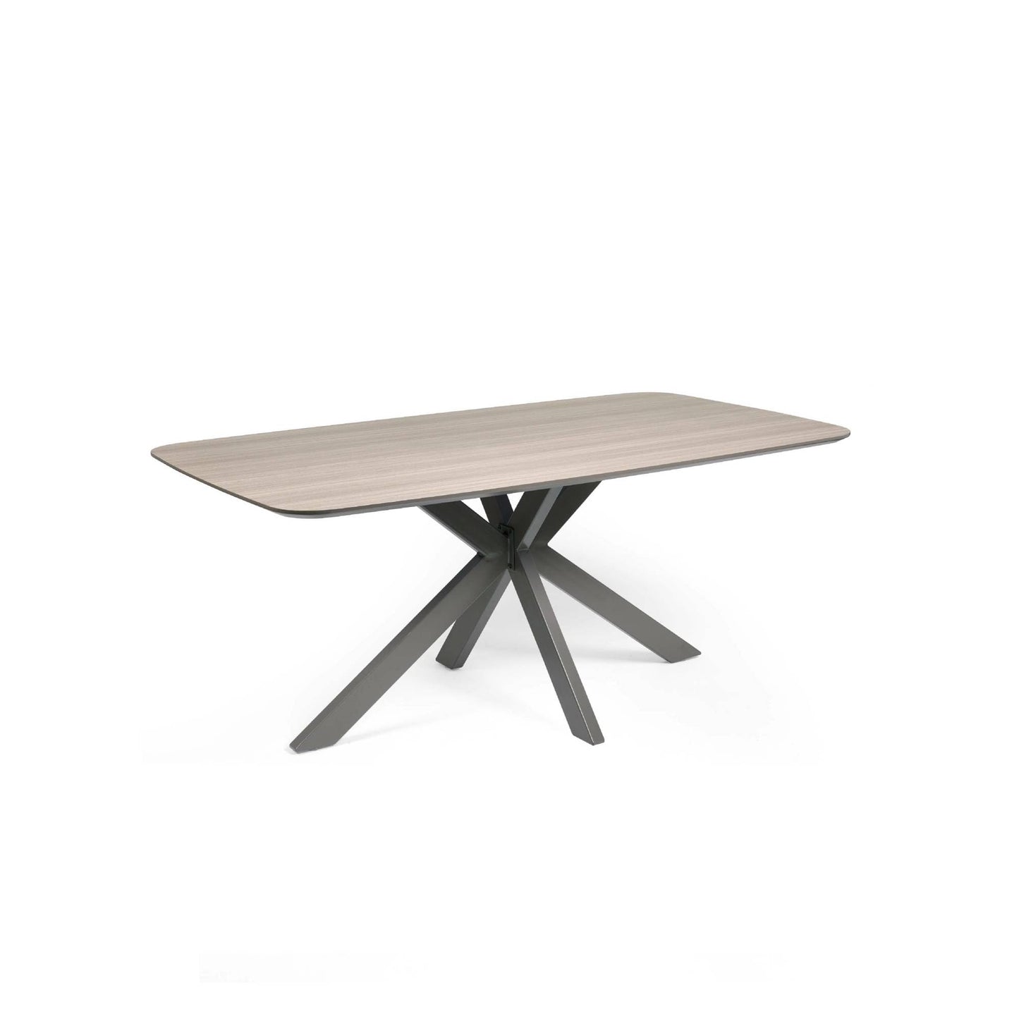 Julian Bowen Noah Rectangular Dining Table, Brown - H76 x W180 x D80cm