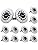 Bowfar Solar Lights Outdoor Garden, 12 LEDs Solar Ground Lights IP65 Waterproof White Decking Lights, Solar Powered Outdoor Lights for Lawn Pathway Patio Landscape Fence, 12 Pack