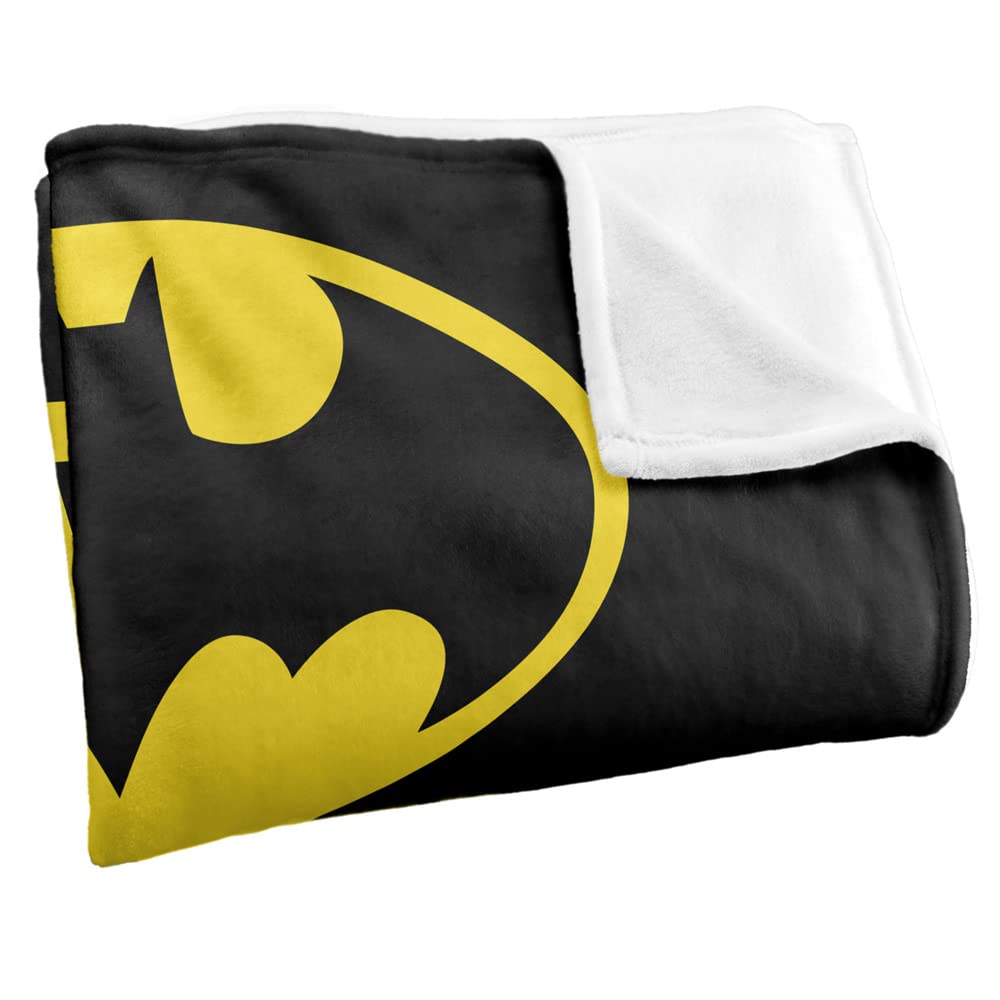 BATMAN Bat Dad Officially Licensed Silky Touch Super Soft Throw Blanket 152 x 127 cm