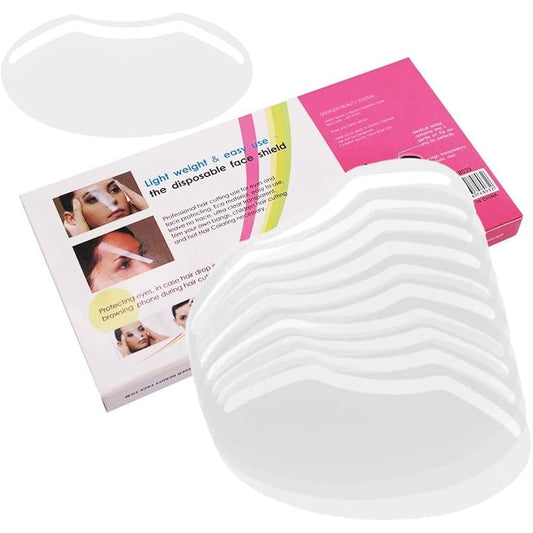 LWBTOSEE Disposable Plastic Eye Shield,for Microblading, Permanent Makeup,Eyelash Extensions, Eyes Cataract Surgery, Eyelid Blepharoplasty Aftercare-50pcs/pack