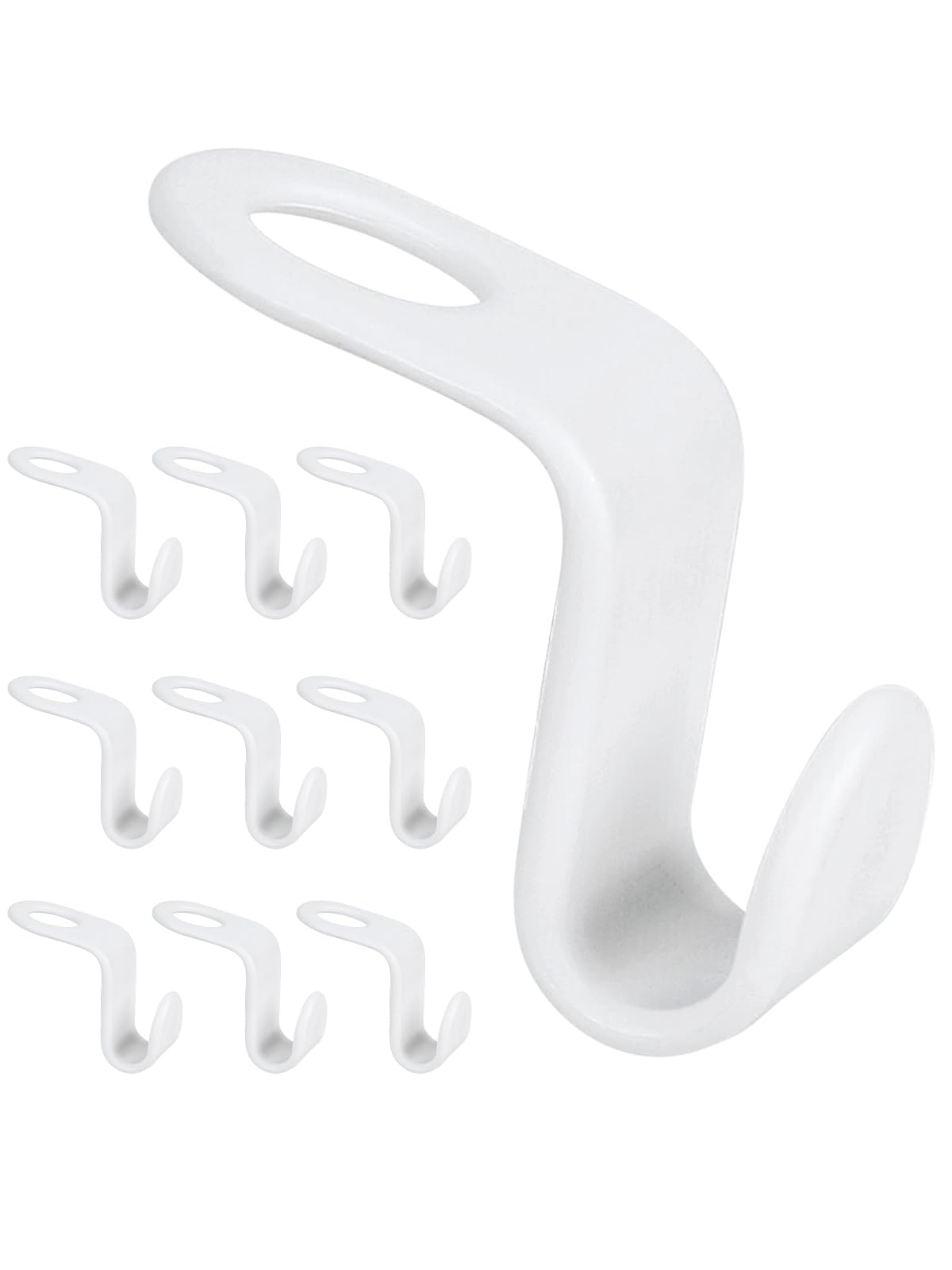 Sheryl&Rain 60Pcs Clothes Hanger Connector Hooks, Space Saving Hanger for Closet Organiser
