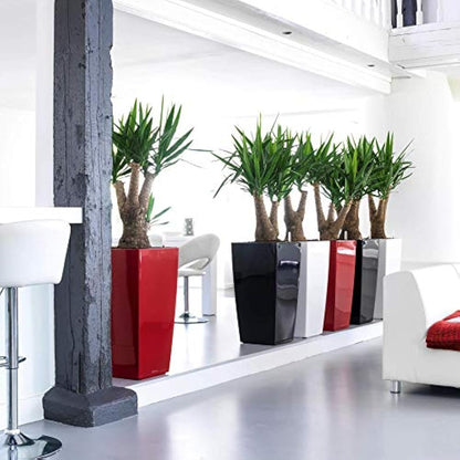 LECHUZA CUBICO Premium 40 white high gloss 18191