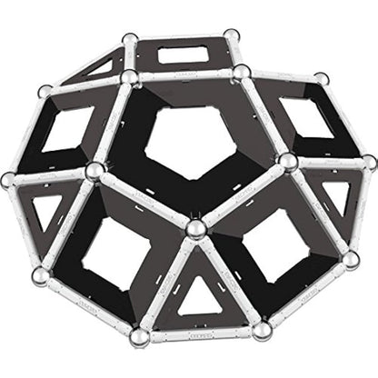 Geomag- 012 - Black & White, 68 Pieces