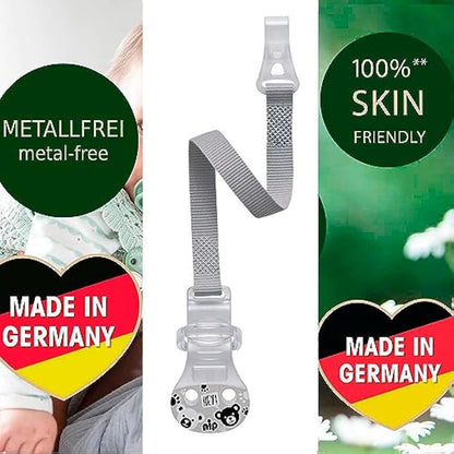 nip Dummy strap with hooks, set of 2, dummy chain for dummy with ring, made in Germany.
