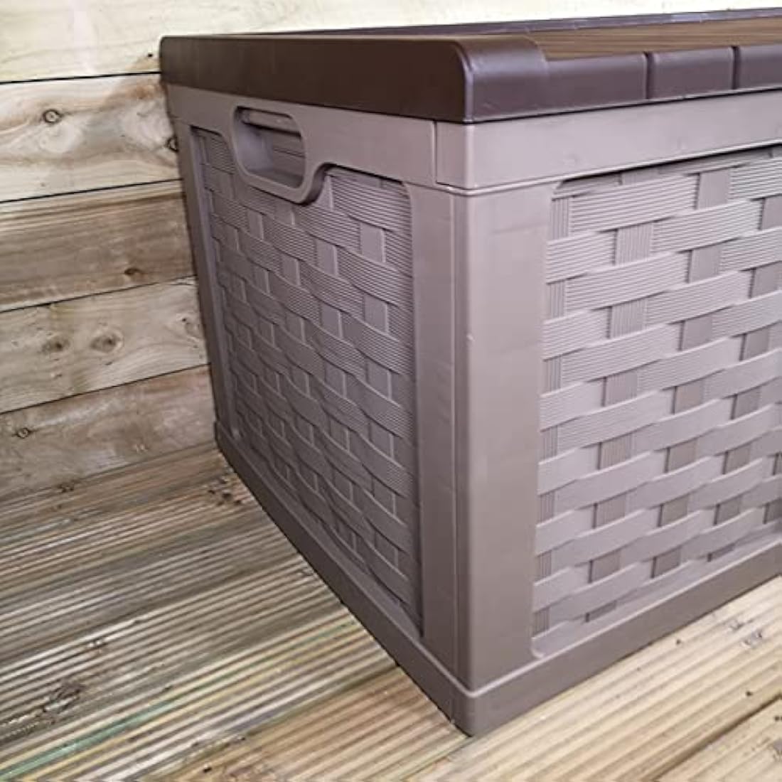 Starplast Rattan Style Garden Storage Box 634L