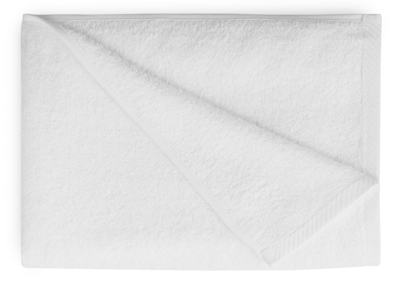 Top Towel - Plus - Bath Towels - 4 Face Towels or Bidet - 30 x 50 cm - 100% Cotton - White