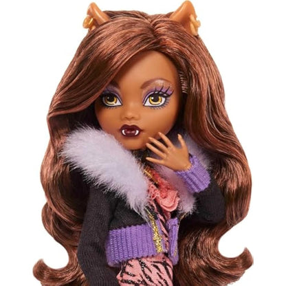 Monster High Clawdeen Wolf Boo-Riginal Creeproduction Doll with Stand & Accessories, Black (HGC30)