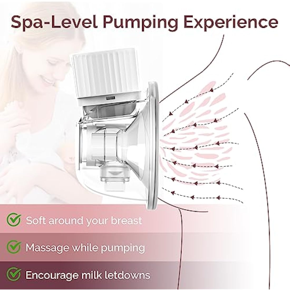 semai Flange Inserts 17mm Breast Pump Parts Compatible with Medela/Momcozy S12 Pro/S9 Pro/S12/S9/Spectra/Elvie 24mm Breast Pump Shields/Flanges, Reduce 24mm Nipple Tunnel Down to Correct Size, 4PCS