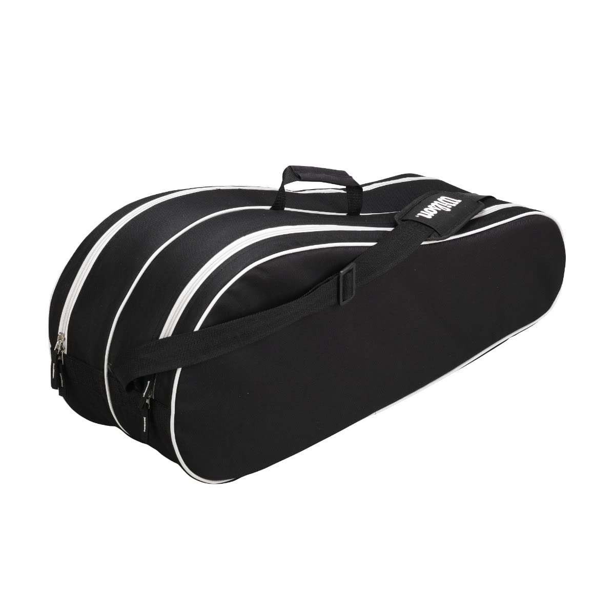 Wilson Advantage II Six Pack Tennis Bag, Black/White