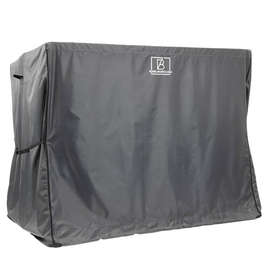 Barlborough Garden Swing Cover | 3 Seater Waterproof Wind Resistant Large Outdoor Garden Swing Seat Cover with Air Vents and Zips | 210cm x 170cm x
