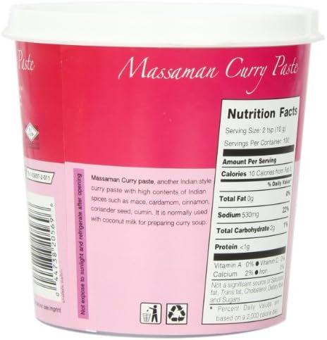 Thai Massaman curry paste (1kg by Mae Ploy)
