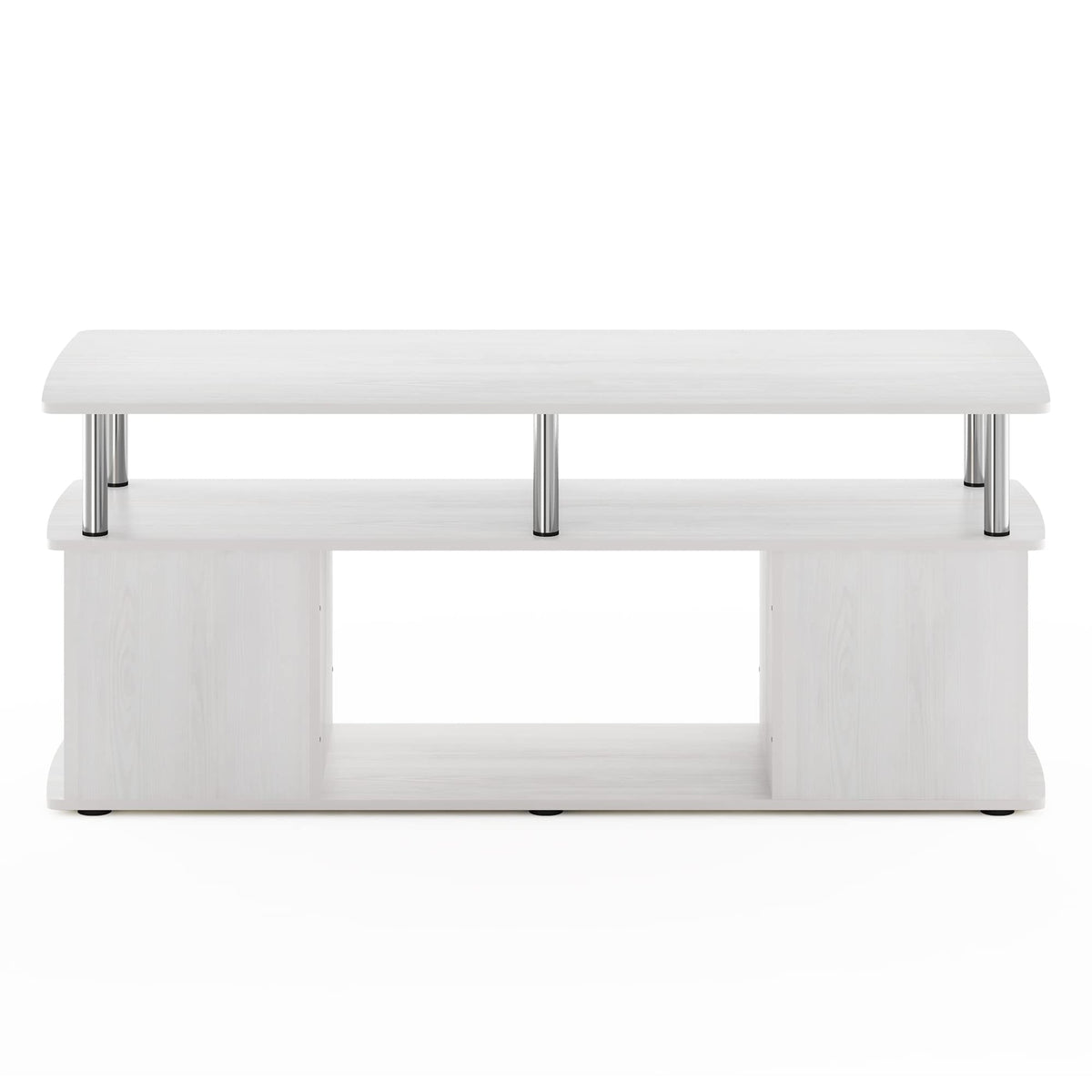 Furinno JAYA TV Stand, Entertainment Center, TV Console for TV up to 50 Inch with Open Storage Compartment, for Living Room, Bedroom