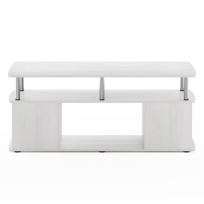 Furinno JAYA TV Stand, Entertainment Center, TV Console for TV up to 50 Inch with Open Storage Compartment, for Living Room, Bedroom