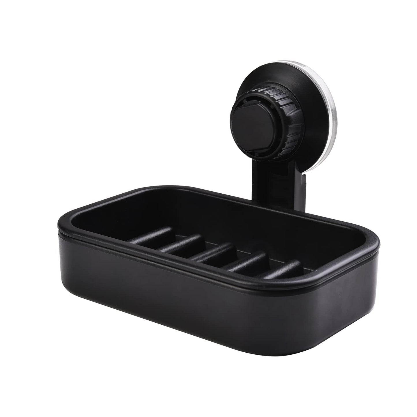 MR.HOKWY Suction Cup Soap Holder for Shower Wall, Bathroom, Tub and Kitchen Sink Powerful Vacuum Suction Plastic Soap Holder
