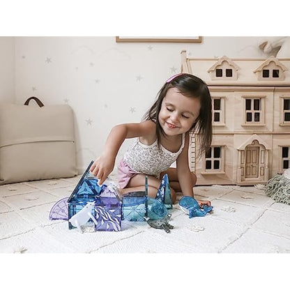 Magna-Tiles Arctic Animals 25-Piece Set - 3D magnetic building tiles, Clear Colours