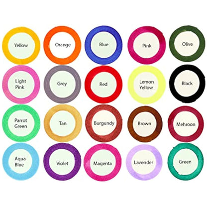 Liquidraw Coloured Drawing Ink Set India Ink, Waterproof, Set of 20 Assorted Colours, 35ml Indian Inks for Artists