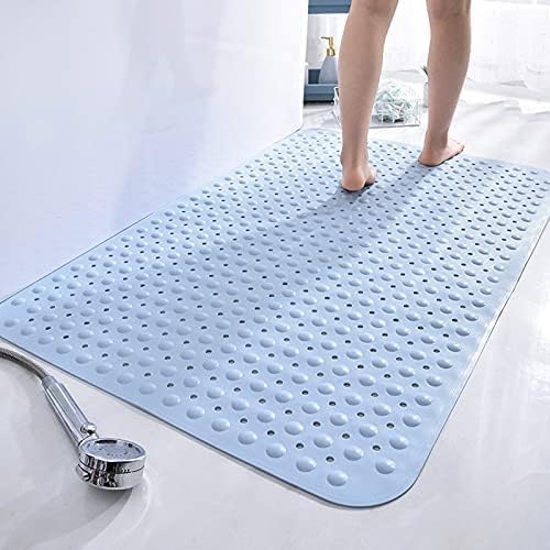Stafeny Non-Slip Shower Mat for Inside the Non-Slip Anti-Mould Rubber Shower Mat (White, 50x80cm)