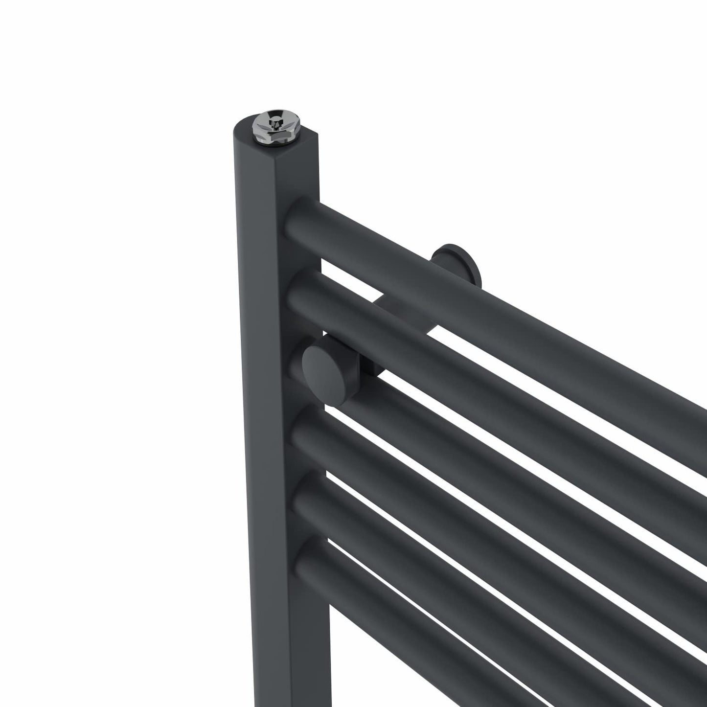 Warmehaus Straight Heated Towel Rail Anthracite Radiator 1800x600mm