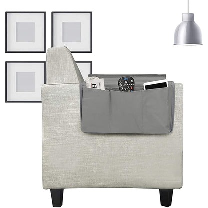 Sofa Candy Organizer with Tray Sofa Armrest Organizer with Cup Holder Couch Armchair TV Remote Caddy Sofa Storage Bag for Phone Tablet Book Magazines