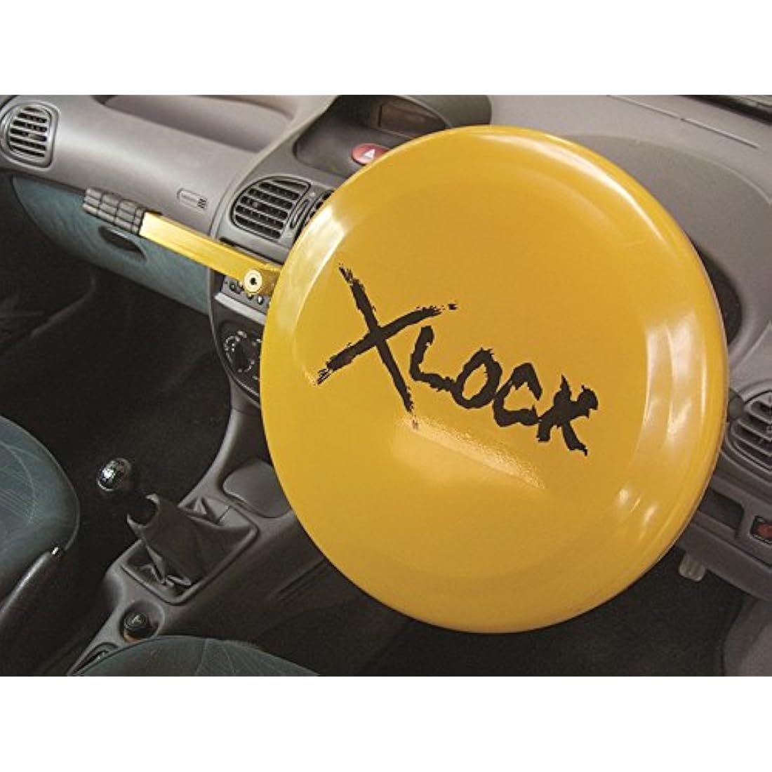 X-Lock Full Face Steering Wheel Lock - With 2 Keys And Storage Bag