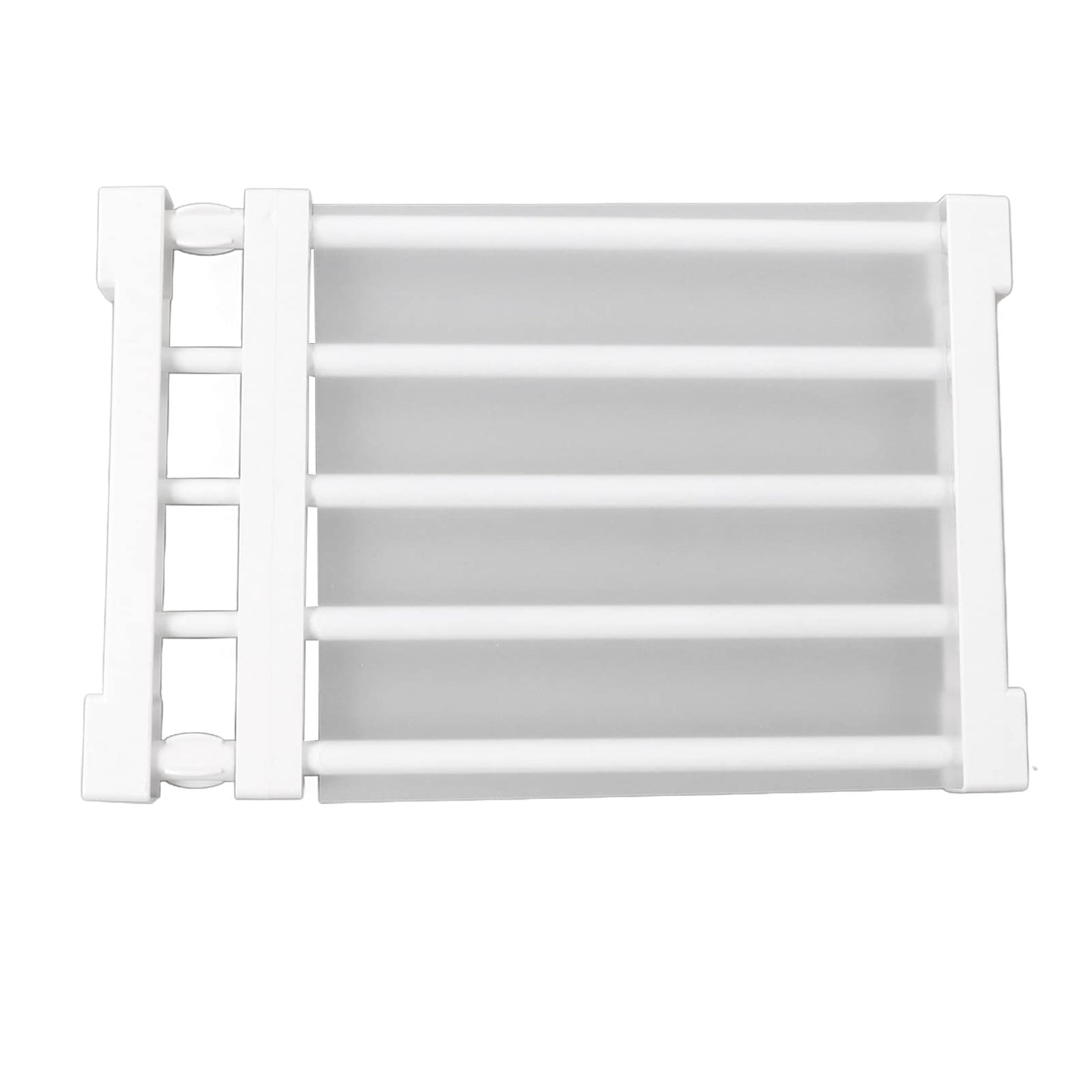 Brrnoo Adjustable Shelves for Closet, Expandable Closet Shelf Tension Rod, Closet Cupboard Storage Organizer, Closet Tension Shelf for Kitchen