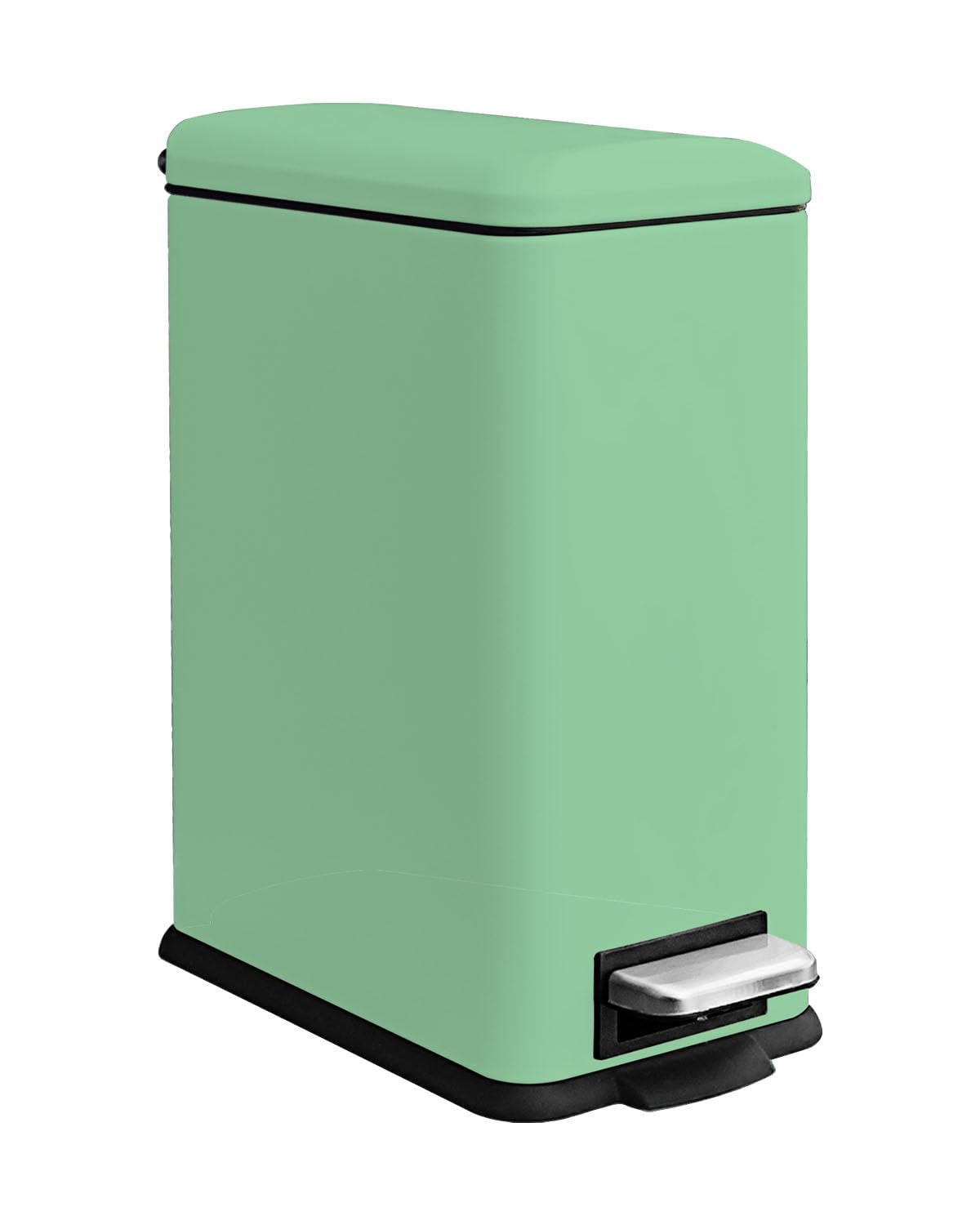 JM ·YIPENG Bathroom Bin with Lid, Small Kitchen Bin, Slim Bedroom Bin