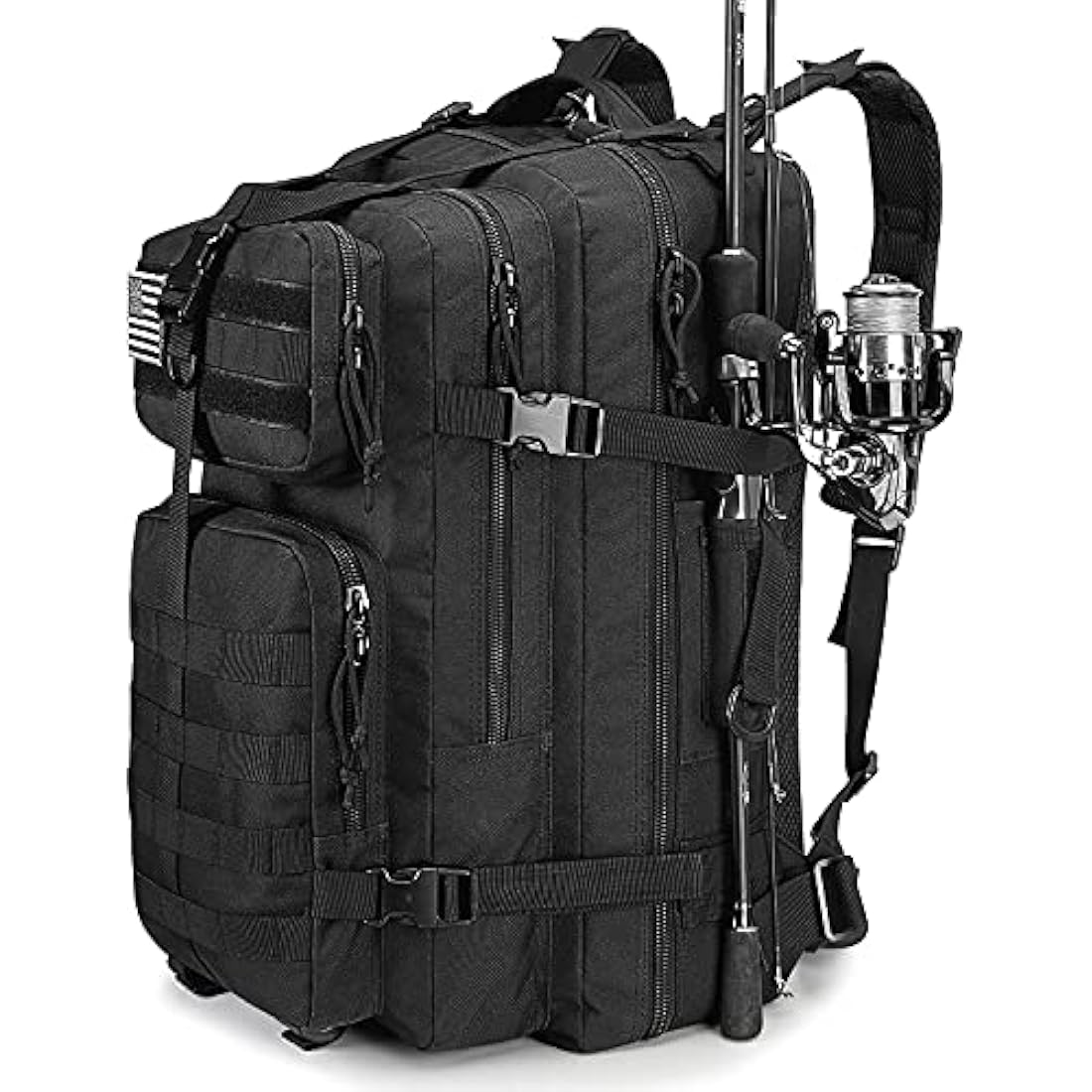 G4Free 50L Tactical Backpack Army Military Bag Water Resistant Molle Rucksack for Outdoor Fishing Hiking Camping Trekking Hunting Travelling