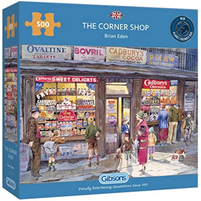 Gibsons Corner Shop Jigsaw Puzzle (500 Piece)