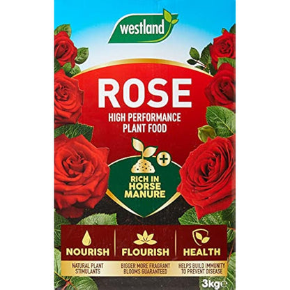 Westland Horse Manure and Plant Stimulant Enriched Rose Food, 3 kg