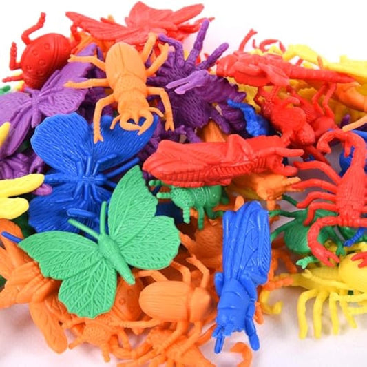 a2bsales Sorting Counters Starter Packs - Early Learning & Motor Skills Maths Toy - SEN Montessori (Bug - 24 Pk)