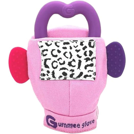Gummee Glove Baby Teething Mitten - Detachable Teether - Teething Glove 3-6 Months - Teething Mitten for Babies - Teether Toys - Baby Gifts Toys