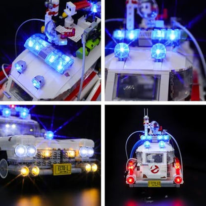 LIGHTAILING Light Set For (ECTO-1) Building Blocks Model - Led Light kit Compatible With Lego 10274(NOT Included The Model)