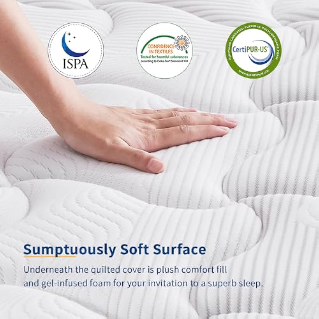SuiLong 3FT Single Mattress, 12 Inch Memory Foam Individually Spring Hybrid Mattress, Orthopedic Mattresses for Back Pain Relief, Edge Support, Medium Feel (3ft by 6ft3, 90cm x 190cm x 30cm)