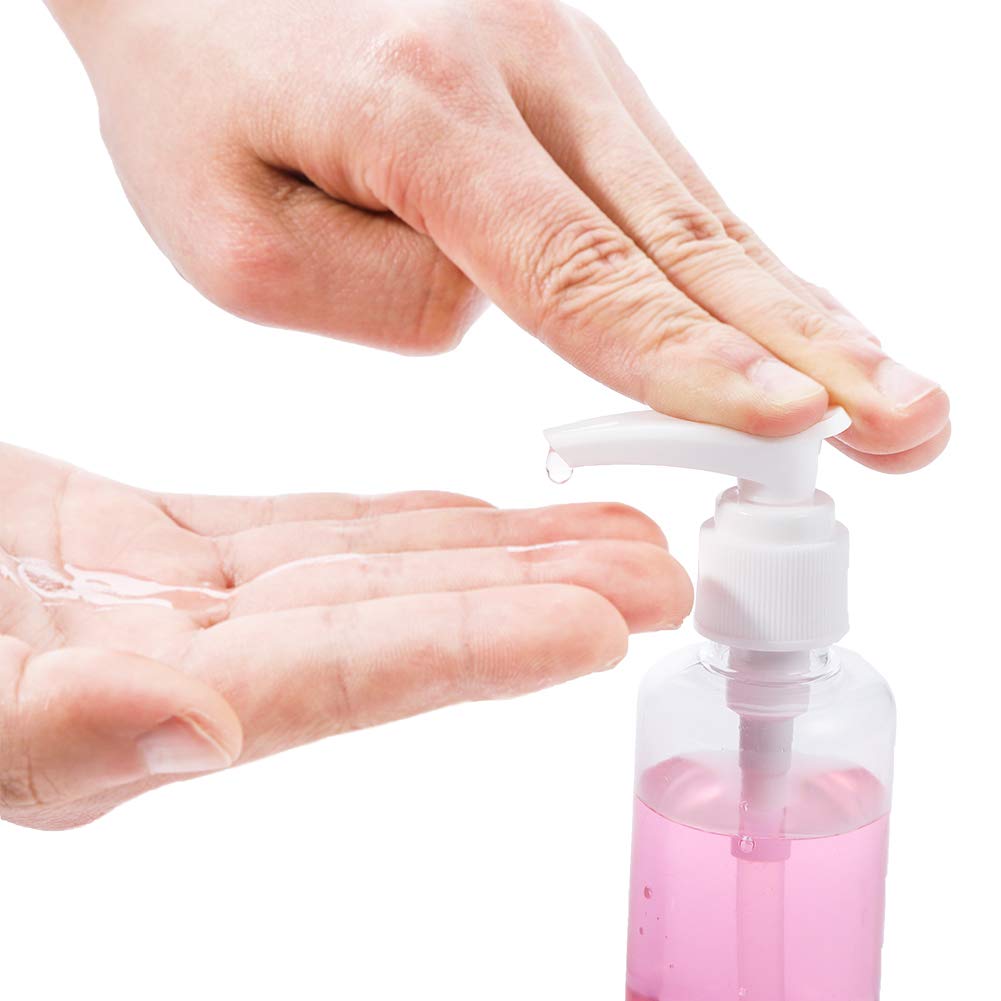 hugttt 8 Pieces 50ml Travel Bottles Pump Bottle Travel Bottles for Toiletries